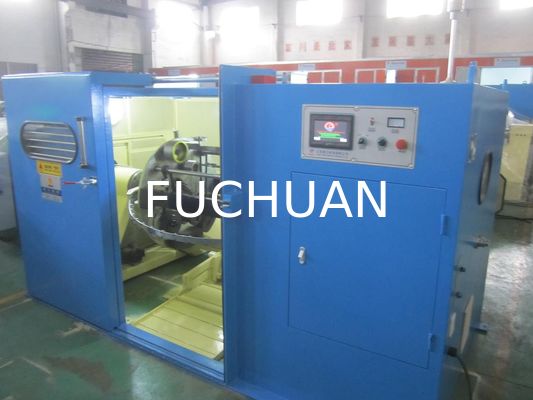 Mesin Bunching Putar Ganda Kawat Berjaket Perak Pengoperasian Layar Sentuh