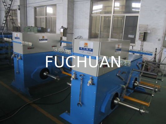 Empat Poros Kumparan Kawat Tembaga Double Twist Bunching Mesin Pembayaran Aktif