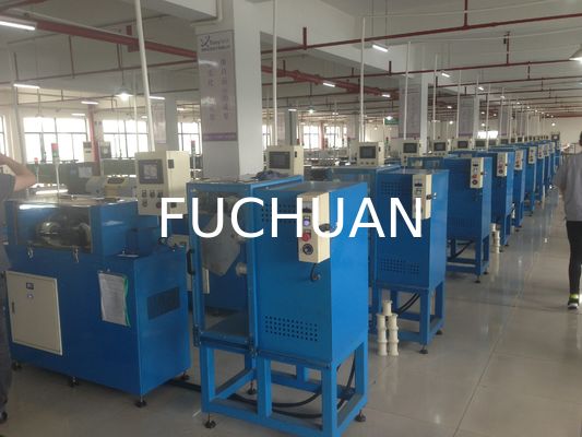 Mesin Bunching Putar Ganda Putar Belakang Kawat Paduan 15 Bagian Peralatan Pitch