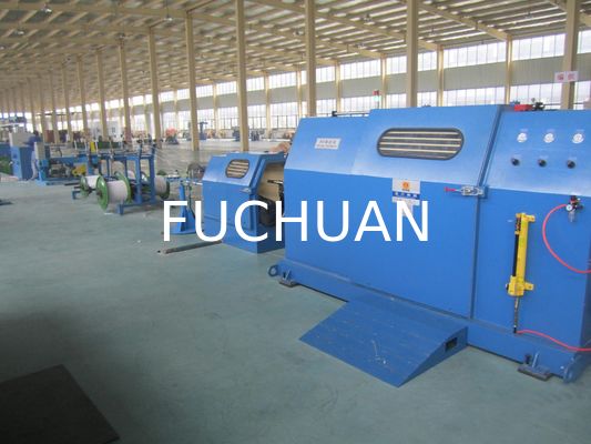 Mesin Pilin Tunggal Bingkai Biru Langit 1.0mm - 6.0mm Peralatan Kawat Inti Tembaga
