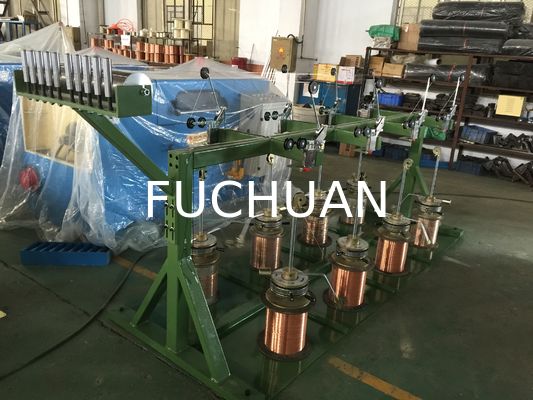 Mesin Bunching Twist Ganda yang Kuat Peralatan Kabel Kaleng Kawat Tembaga Telanjang