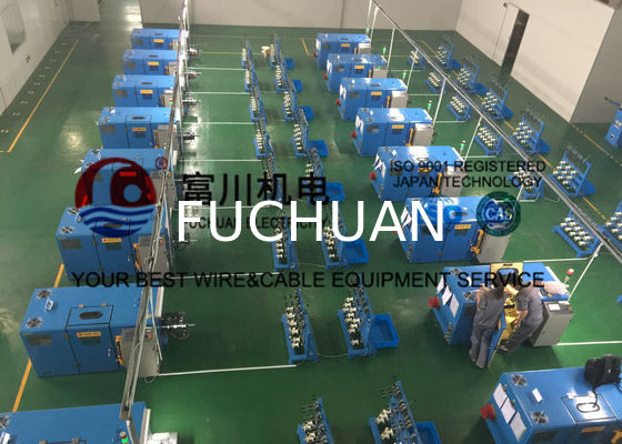 Low Noise 7 Pcs Alloy Wire Bunching Machine Peralatan operasi layar sentuh