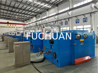 Fuchuan High Speed Double Twisting Machine Mesin Pengikat Kabel Kawat Tembaga