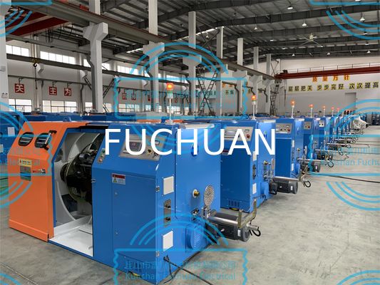 Menggabungkan Mesin Bunching Kawat Tembaga Peralatan Kecepatan Daya 7,5KW 110m mnt
