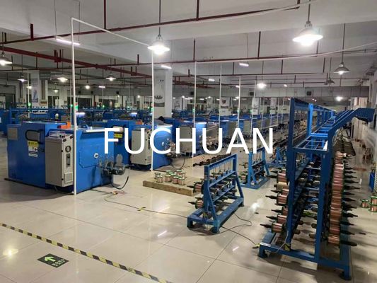 Stabilitas Baik Mesin Bunching Wire Tembaga Otomatis Double Twist Buncher