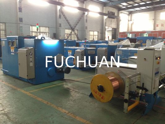 Mesin Bunching Twist Ganda Tembaga Telanjang Peralatan Kopling Bubuk Magnetik 1.2Kgf