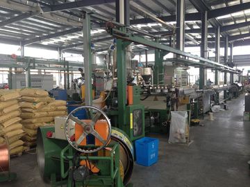 kabel tembaga kawat mesin ekstrusi Line Untuk Mobil PVC / PP / PE Wire