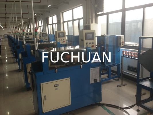 Mesin Bunching Putar Ganda Putar Belakang Kawat Paduan 15 Bagian Peralatan Pitch