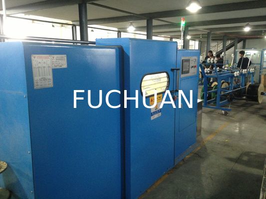Sky Blue Double Twist Tembaga Wire Bunching Mesin Peralatan Diameter 630mm