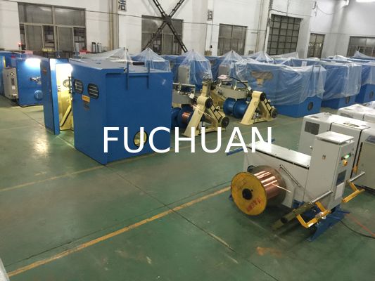 19 Buah Mesin Pemutar Kawat Fleksibel Peralatan Bunching Kawat Kaleng FUCHUAN