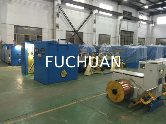 19 Buah Mesin Pemutar Kawat Fleksibel Peralatan Bunching Kawat Kaleng FUCHUAN