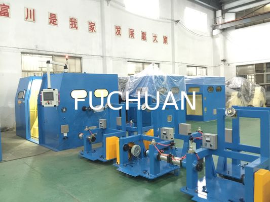 Mesin Buncher Kawat Putar Ganda Kecepatan Tinggi Fuchuan Kawat Tembaga Telanjang Tinned