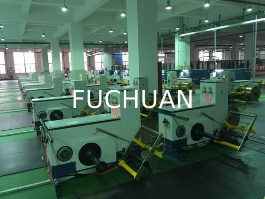 Mesin Penggulung Kawat Putar Ganda ISO 0.52mm Peralatan Stranding Kawat Tembaga