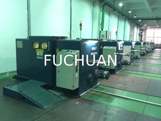 Mesin Penggulung Kawat Putar Ganda ISO 0.52mm Peralatan Stranding Kawat Tembaga