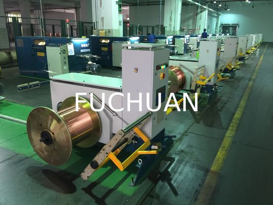 Mesin Penggulung Kawat Putar Ganda ISO 0.52mm Peralatan Stranding Kawat Tembaga