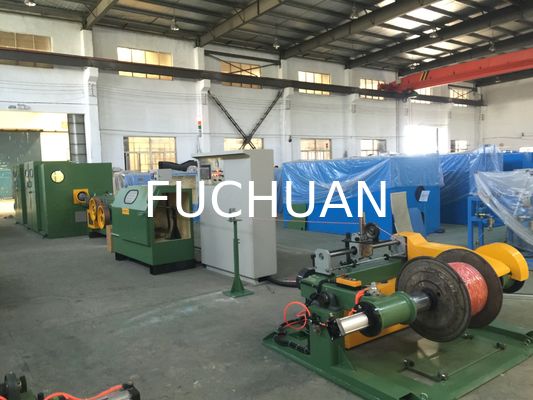Mesin Bunching Double Twist Sky Blue Peralatan Kecepatan Putar 650Rpm