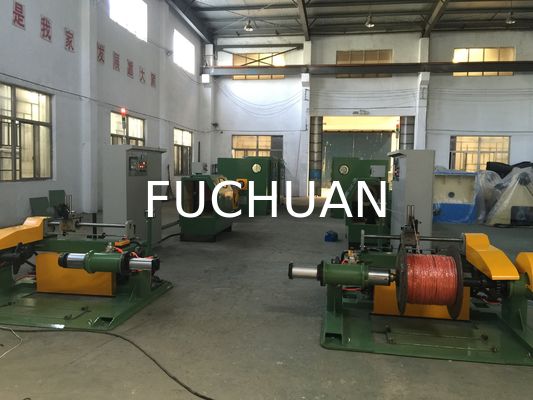 Mesin Bunching Double Twist Sky Blue Peralatan Kecepatan Putar 650Rpm