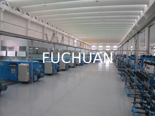 Peralatan Mesin Bunching Kawat Tembaga FUCHUAN Berjaket Perak Kawat Kaleng
