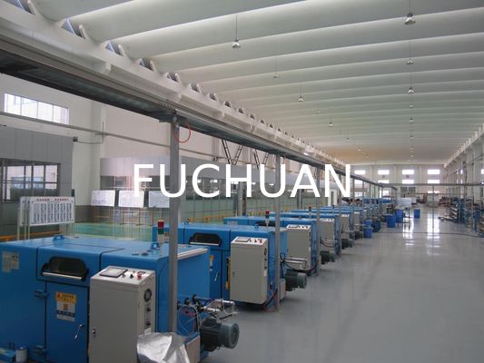 Peralatan Mesin Bunching Kawat Tembaga FUCHUAN Berjaket Perak Kawat Kaleng