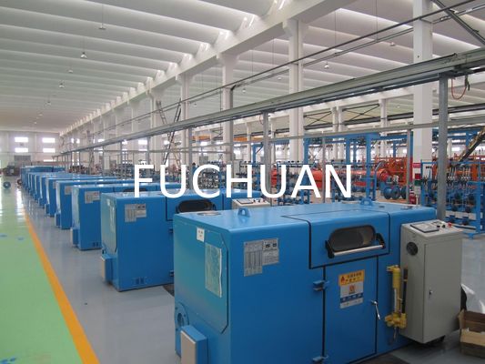 Peralatan Mesin Bunching Kawat Tembaga FUCHUAN Berjaket Perak Kawat Kaleng