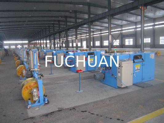 Peralatan Mesin Bunching Kawat Tembaga FUCHUAN Berjaket Perak Kawat Kaleng