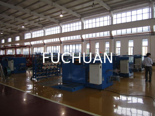 Mesin Stranding Kawat Buncher Putar Ganda Peralatan Kopling Bubuk Magnetik 5Kgf