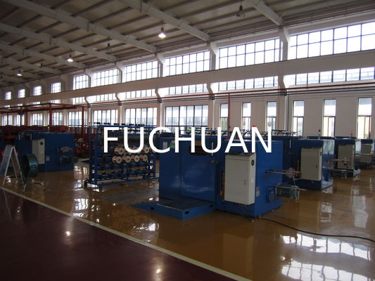 Mesin Stranding Kawat Buncher Putar Ganda Peralatan Kopling Bubuk Magnetik 5Kgf