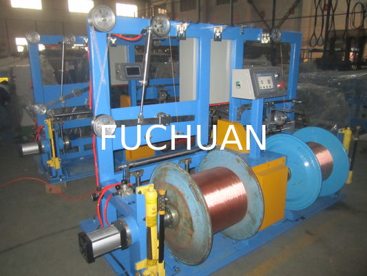 Mesin Penggulung Kawat Gandar Ganda 630mm Tipe Aktif Arah Kanan Peralatan