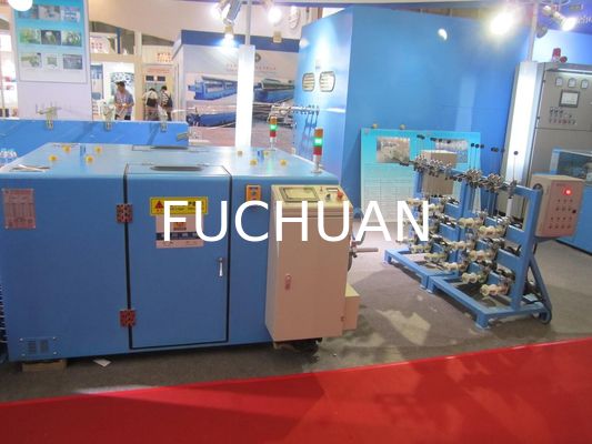 Mesin Pilin Kawat Tembaga Dirgantara Peralatan Medis Kepala Ganda 5.5Kw