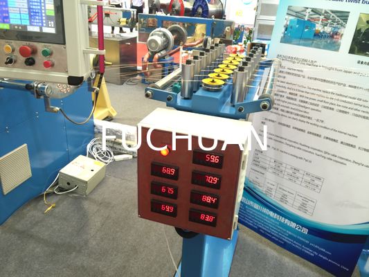 Peralatan Otomatis Mesin Bunching Kawat Tembaga Ganda Twist Kawat Inti