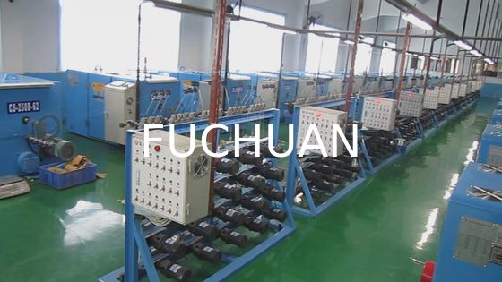 Mesin Penggulung Kawat Fuchuan Sky Blue Bagian Pilin 0,0014 - 0,035mm2