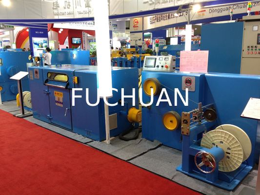Mesin Memutar Kawat Tembaga Telanjang 2500RPM Kabel Data Frekuensi Tinggi 3,7Kw