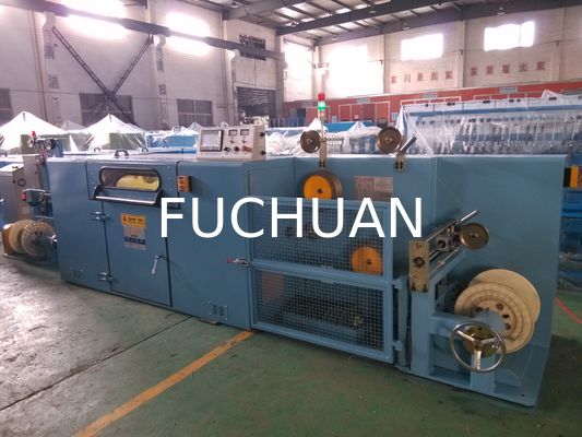 Peralatan Mesin Pemutar Kawat Putar Ganda Kabel LAN FUCHUAN Otomatis