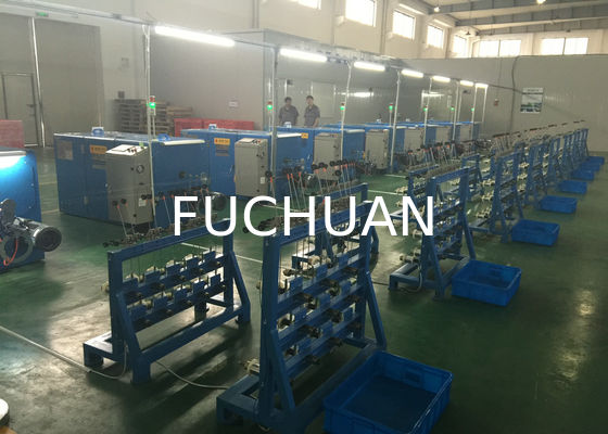 Mesin Pilin Kawat Tembaga 7000 Putaran Bunching Kawat Tunggal 0,05mm - 0,28mm