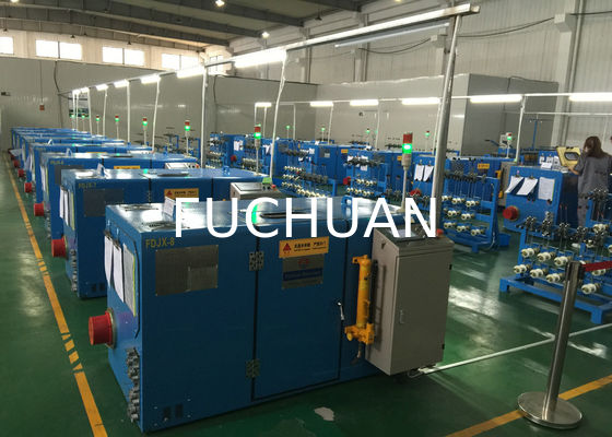 Mesin Pilin Kawat Tembaga 7000 Putaran Bunching Kawat Tunggal 0,05mm - 0,28mm