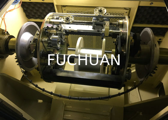 4000rpm Alloy Tembaga Wire Twisting Machine S Lay Sky Blue Stranding Peralatan