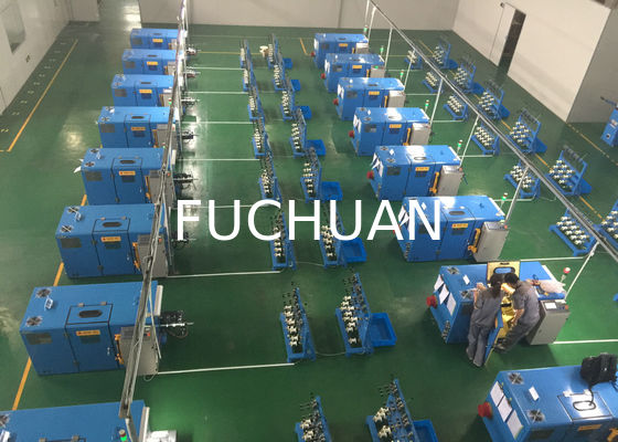 4000rpm Alloy Tembaga Wire Twisting Machine S Lay Sky Blue Stranding Peralatan