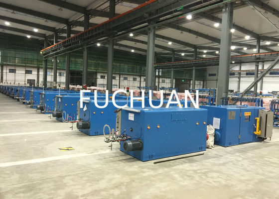 4000rpm Alloy Tembaga Wire Twisting Machine S Lay Sky Blue Stranding Peralatan