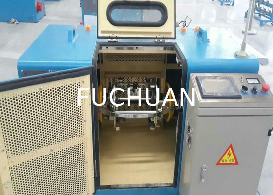Mesin Pilin Kawat Tembaga Kontrol PLC Bobbin 300mm 2300x1100x1330 mm