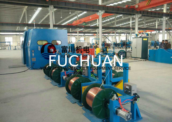 Silver Jacketed Wire Bunching Machine 18.5Kw Peralatan operasi layar sentuh