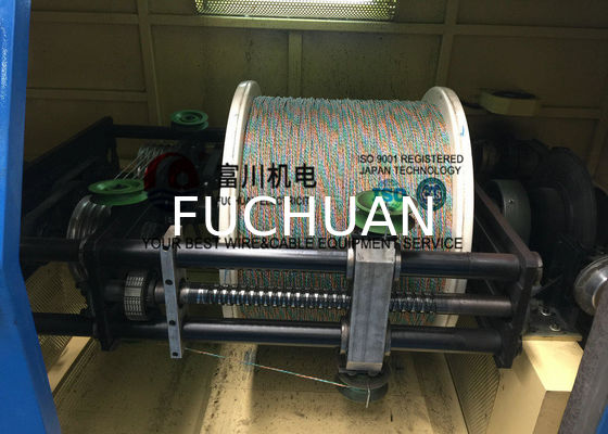 Silver Jacketed Wire Bunching Machine 18.5Kw Peralatan operasi layar sentuh