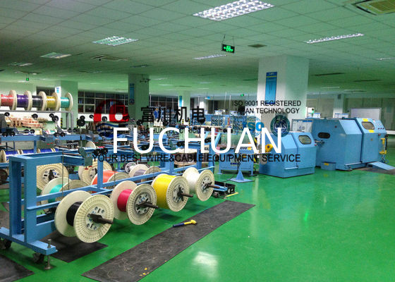 Silver Jacketed Wire Bunching Machine 18.5Kw Peralatan operasi layar sentuh