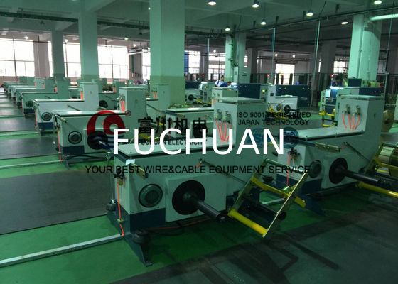 Mesin Bunching Kabel Tembaga Twist Ganda Langit Biru