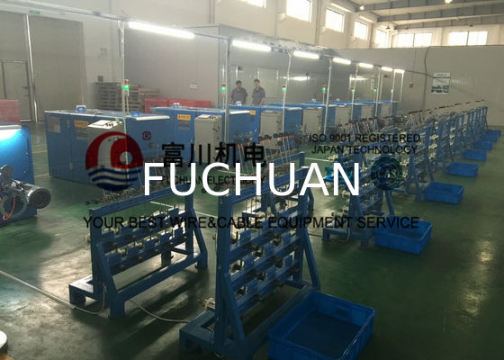 Passive Active Pay Off Mesin Pengelompokan Kawat Tembaga 0,08mm - 0,45mm Kawat