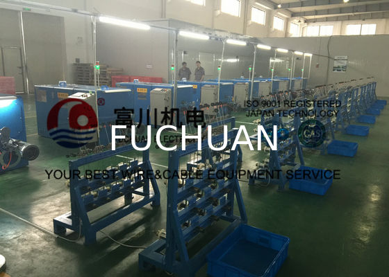 Low Noise 7 Pcs Alloy Wire Bunching Machine Peralatan operasi layar sentuh