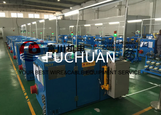 Low Noise 7 Pcs Alloy Wire Bunching Machine Peralatan operasi layar sentuh