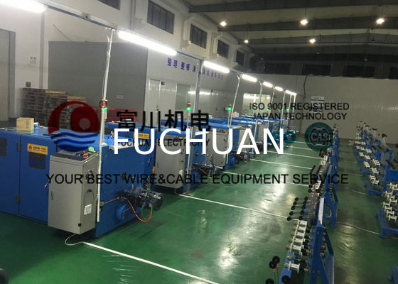 Low Noise 7 Pcs Alloy Wire Bunching Machine Peralatan operasi layar sentuh