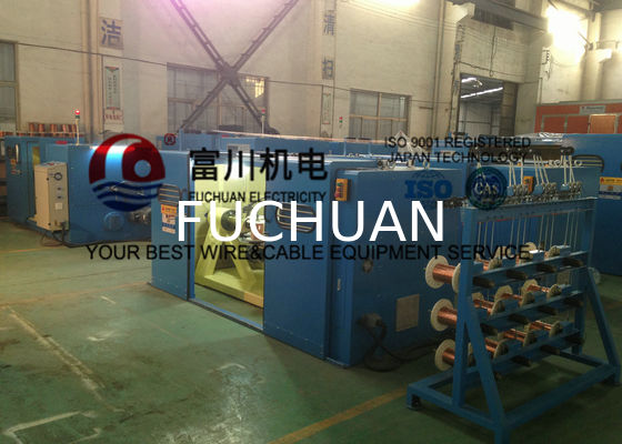 Mesin Bunching Kawat Tembaga Produktivitas Tinggi 19 Pcs Pengontrol PLC 2000 Rpm