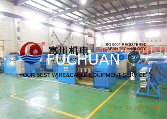 Mesin Bunching Kawat Tembaga Produktivitas Tinggi 19 Pcs Pengontrol PLC 2000 Rpm