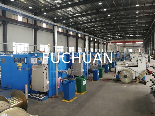0.03-2.14mm Tembaga Wire Twisting Buncher Mesin Untuk Penggunaan Industri